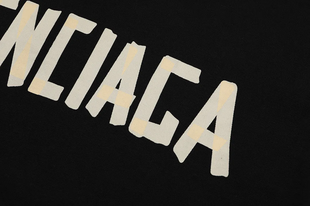 Balenciaga 2026New Arrival logo Same Style t · 260 100％ · 32 · ：Black Size：XS S M L